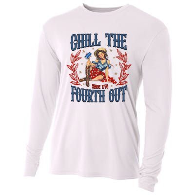 Retro Chill The Fourth Out Since 1776 Cooling Performance Long Sleeve Crew