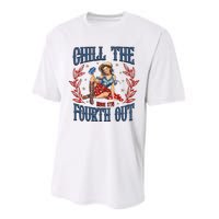 Retro Chill The Fourth Out Since 1776 Performance Sprint T-Shirt