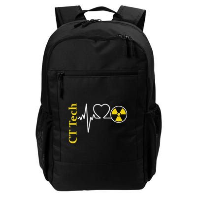 Radiology Ct Tech Nuclear Radiation Heartbeat Ekg Pulse Love Daily Commute Backpack