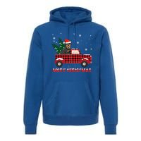 Rottweilers Christmas Truck Tree Mom Dad Dog Gift Premium Hoodie