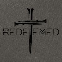 Redeemed Collection: The Ultimate Redeemer 3 Nails Cross Black On Black Cotton Canvas Backpack