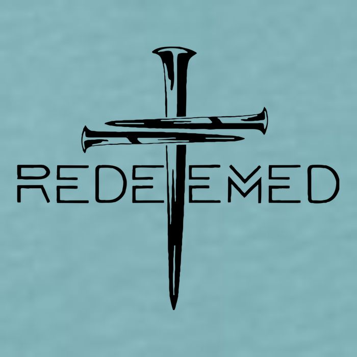 Redeemed Collection: The Ultimate Redeemer 3 Nails Cross Black On Black Sueded Cloud Jersey T-Shirt