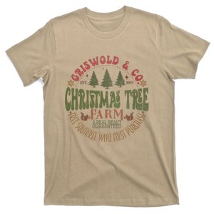 Griswold's Family Christmas, Retro Christmas Tree Farm Funny Holiday Vibes T-Shirt