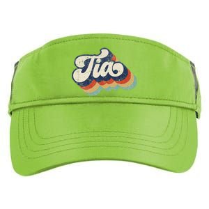 Retro Cute Tia For Auntie Best Tia Ever Aunt Adult Drive Performance Visor