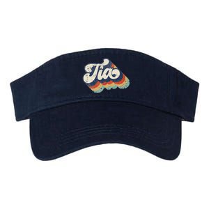 Retro Cute Tia For Auntie Best Tia Ever Aunt Valucap Bio-Washed Visor