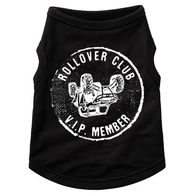 Rollover Club UTV SXS Funny Side By Side Offroad Riding Doggie Tank