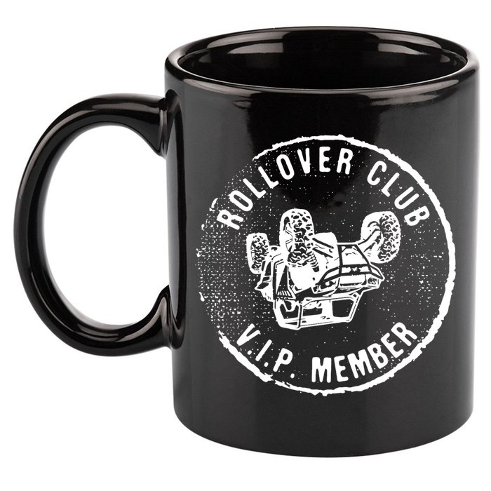 Rollover Club UTV SXS Funny Side By Side Offroad Riding 11oz C Handle Ceramic Mug