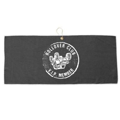 Rollover Club UTV SXS Funny Side By Side Offroad Riding Large Microfiber Waffle Golf Towel