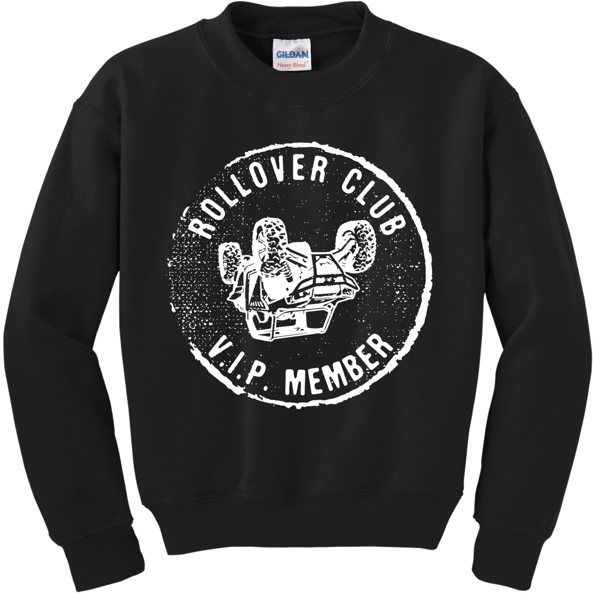 Rollover Club UTV SXS Funny Side By Side Offroad Riding Kids Sweatshirt