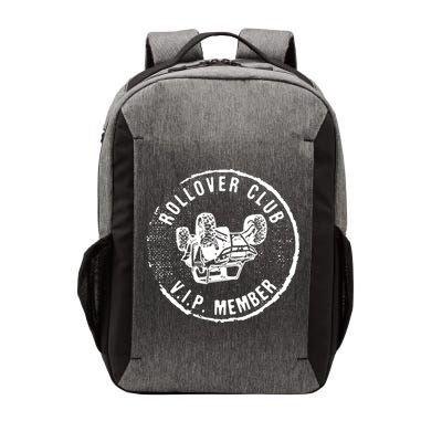 Rollover Club UTV SXS Funny Side By Side Offroad Riding Vector Backpack