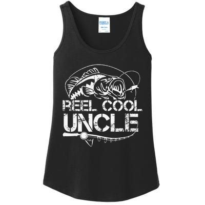 Reel Cool Uncle Fishing Daddy Fathers Day Dad Gifts For Ladies Essential Tank