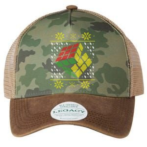 Rubiks Cube Ugly Christmas Legacy Tie Dye Trucker Hat