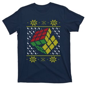 Rubiks Cube Ugly Christmas T-Shirt