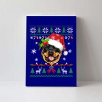 Rottweiler Christmas Ugly Sweater Rottweiler Tree Light Xmas Gift Canvas