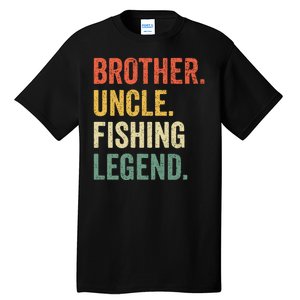 Reel Cool Uncle Fishing Daddy Fathers Day Dad Gift Tall T-Shirt