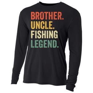 Reel Cool Uncle Fishing Daddy Fathers Day Dad Gift Cooling Performance Long Sleeve Crew