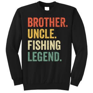 Reel Cool Uncle Fishing Daddy Fathers Day Dad Gift Tall Sweatshirt