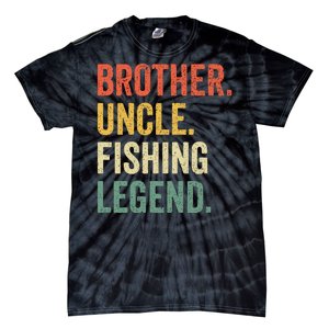 Reel Cool Uncle Fishing Daddy Fathers Day Dad Gift Tie-Dye T-Shirt