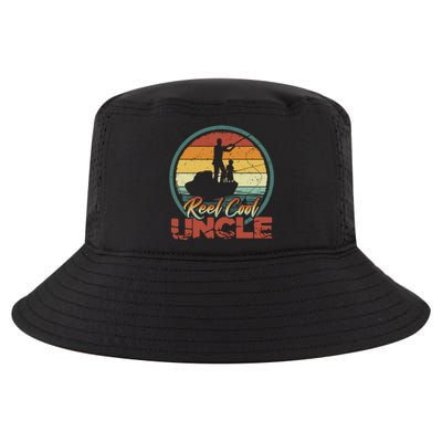 Reel Cool Uncle Gift Fun Retro Fishing Family Cute Gift Cool Comfort Performance Bucket Hat