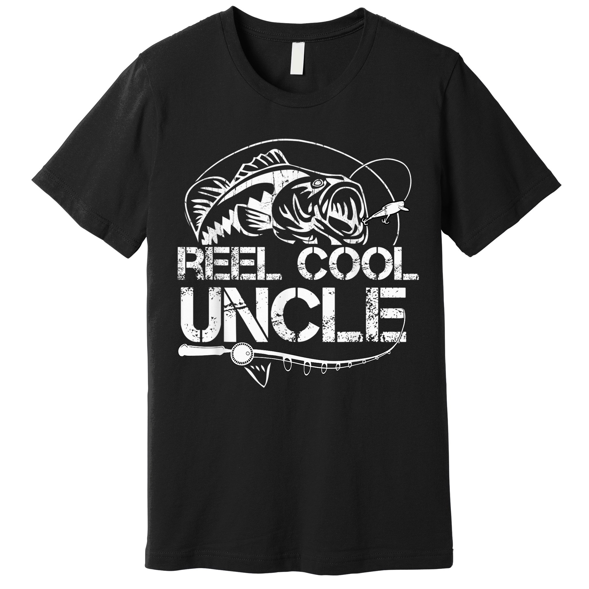 Reel Cool Uncle Fishing Daddy Fathers Day Dad Gifts For  Premium T-Shirt