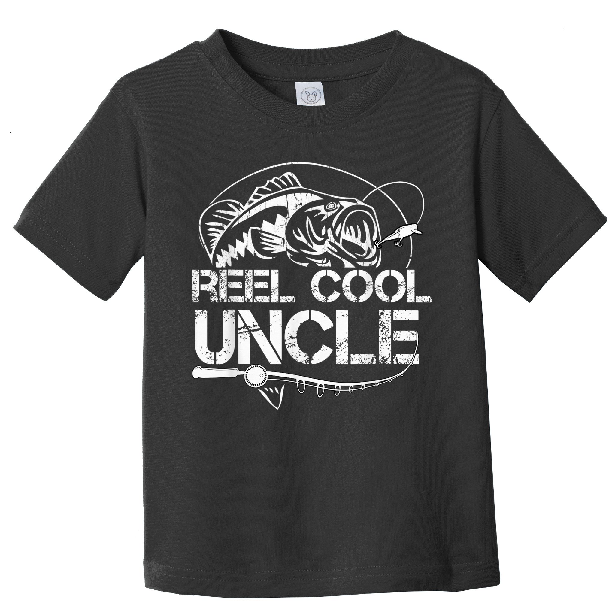 Reel Cool Uncle Fishing Daddy Fathers Day Dad Gifts For  Toddler T-Shirt