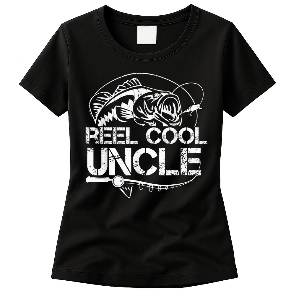 Reel Cool Uncle Fishing Daddy Fathers Day Dad Gifts For  Womens T-Shirt