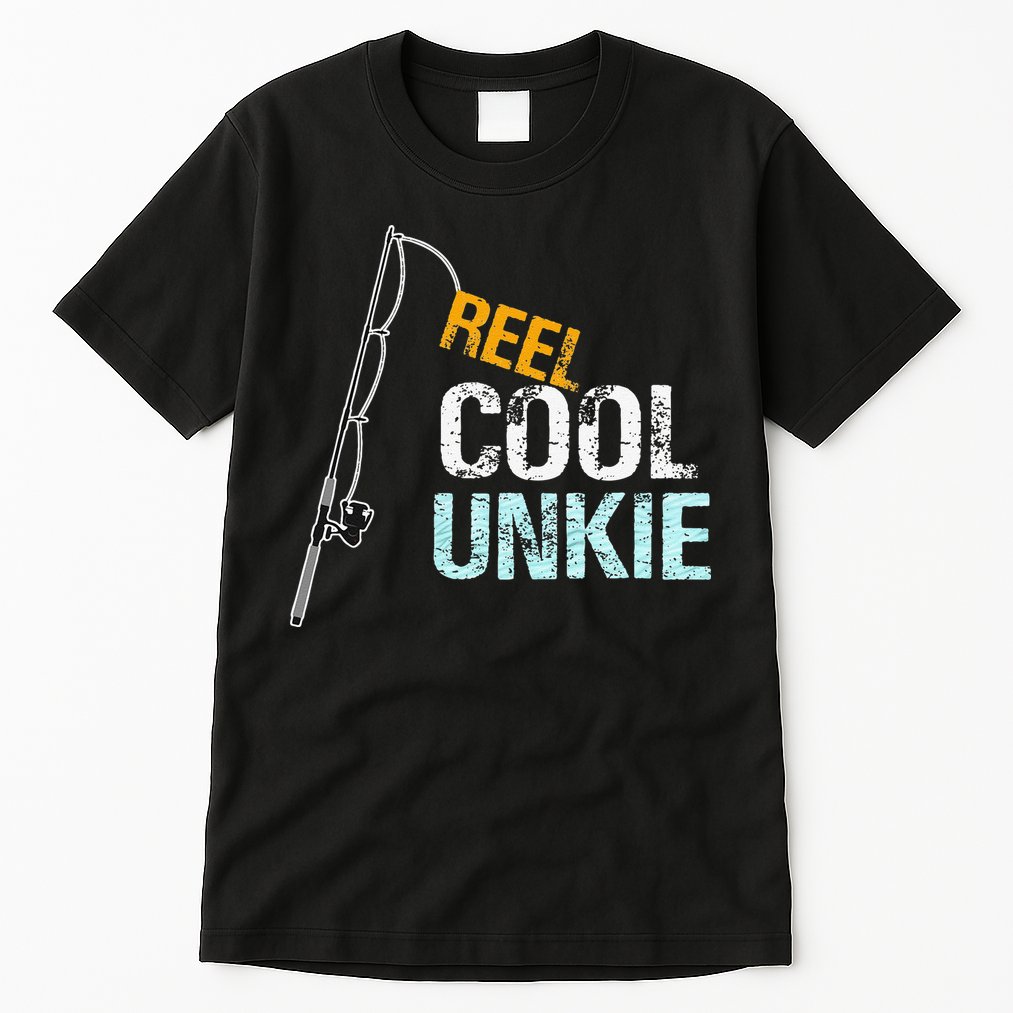 Reel Cool Unkie Uncle Gift From Niece Or Nephew Tall T-Shirt
