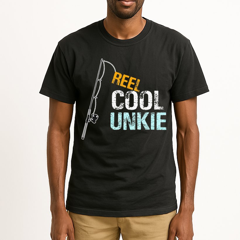 Reel Cool Unkie Uncle Gift From Niece Or Nephew Tall T-Shirt