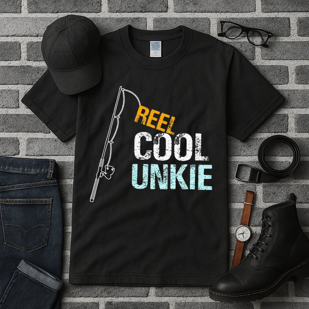 Reel Cool Unkie Uncle Gift From Niece Or Nephew Tall T-Shirt