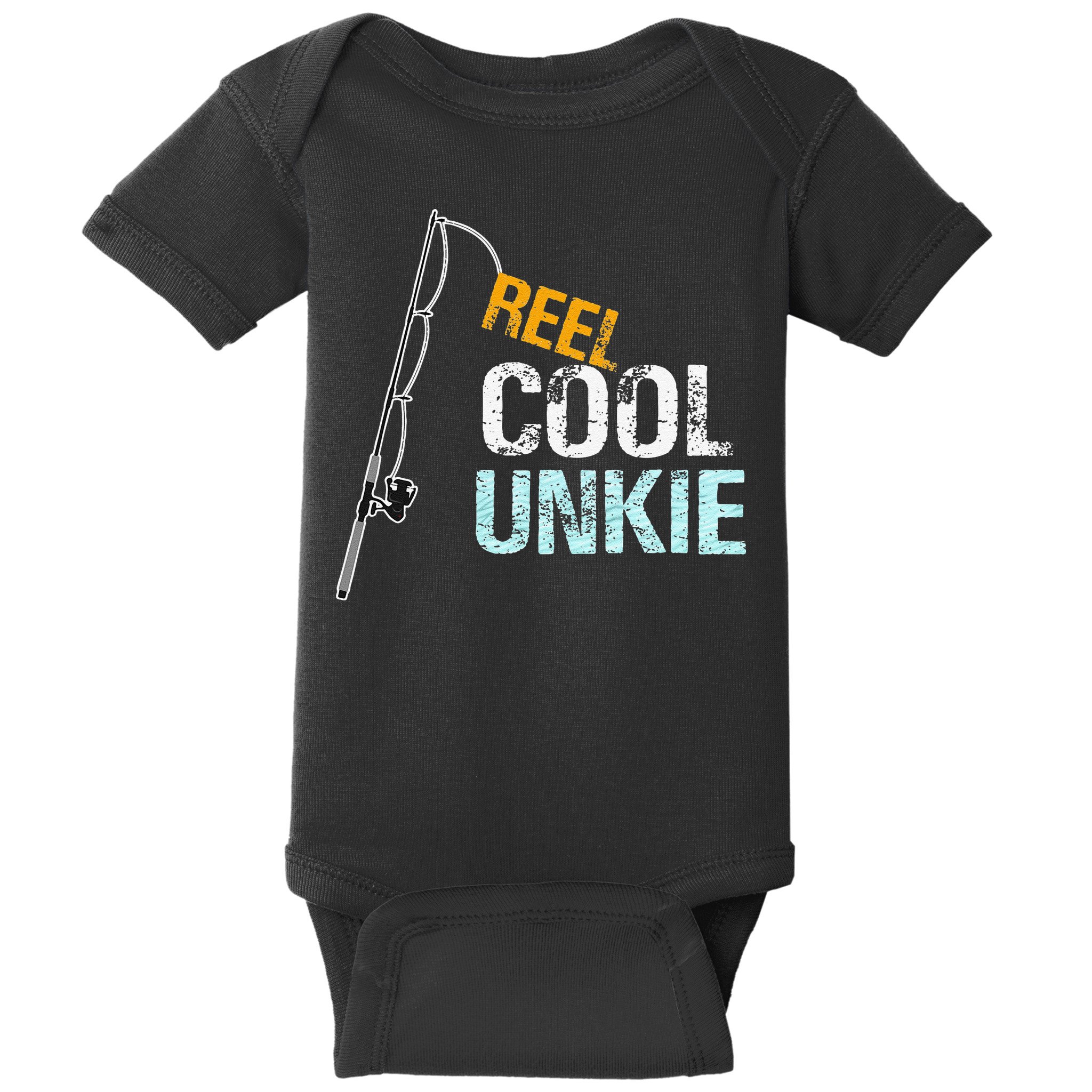 Reel Cool Unkie Uncle Gift From Niece Or Nephew Baby Bodysuit