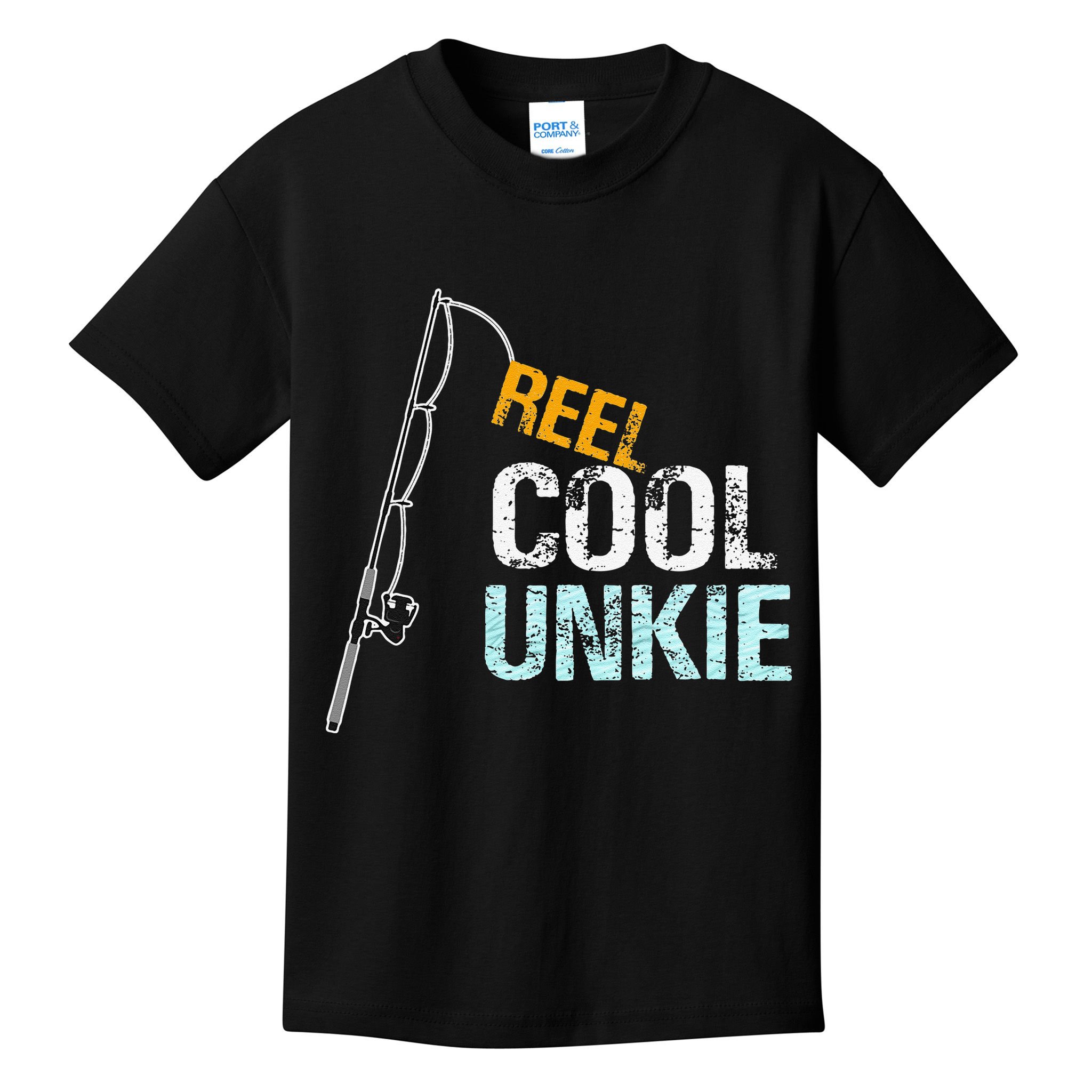 Reel Cool Unkie Uncle Gift From Niece Or Nephew Kids T-Shirt