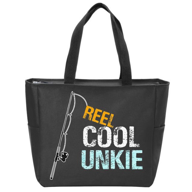 Reel Cool Unkie Uncle Gift From Niece Or Nephew Zip Tote Bag