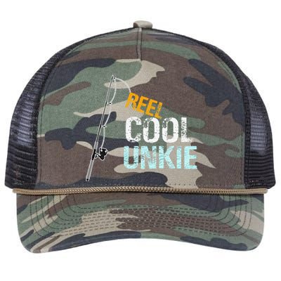 Reel Cool Unkie Uncle Gift From Niece Or Nephew Retro Rope Trucker Hat Cap