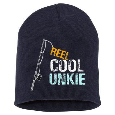 Reel Cool Unkie Uncle Gift From Niece Or Nephew Short Acrylic Beanie