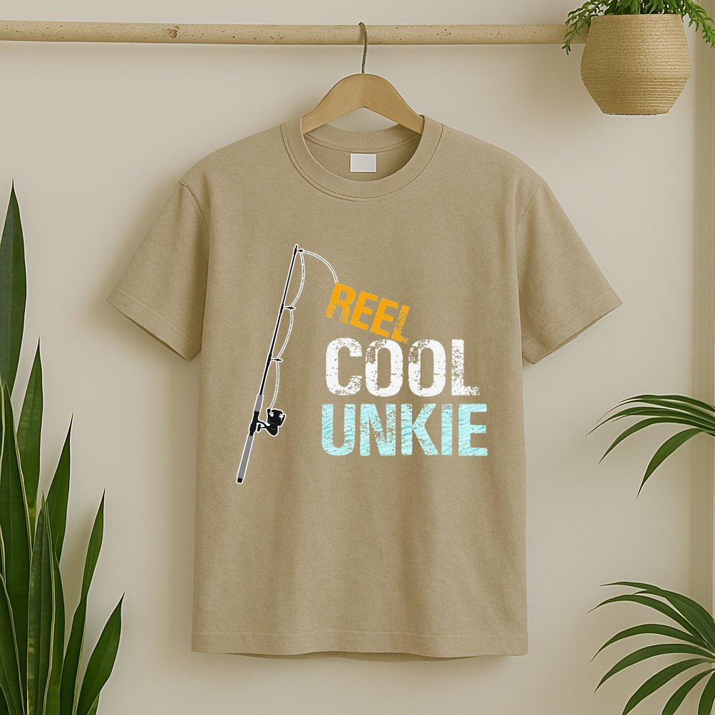 Reel Cool Unkie Uncle Gift From Niece Or Nephew T-Shirt