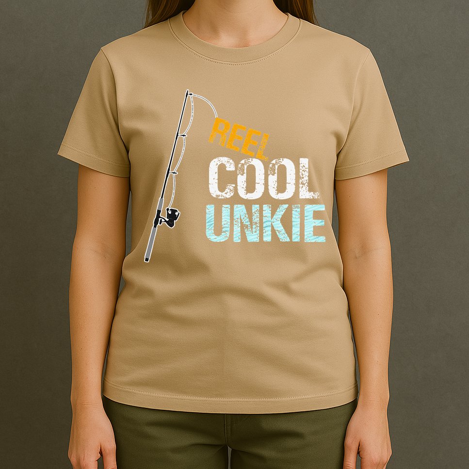 Reel Cool Unkie Uncle Gift From Niece Or Nephew T-Shirt