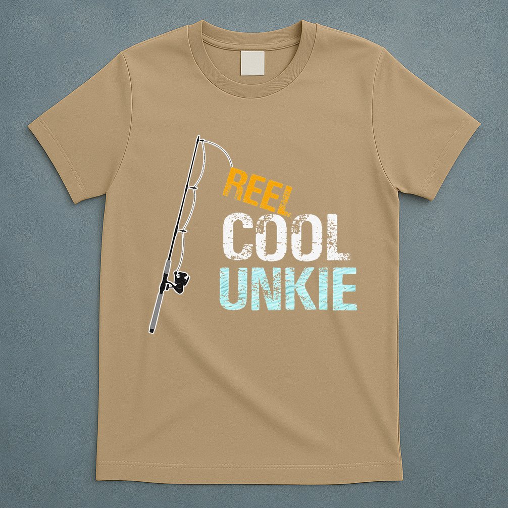 Reel Cool Unkie Uncle Gift From Niece Or Nephew T-Shirt