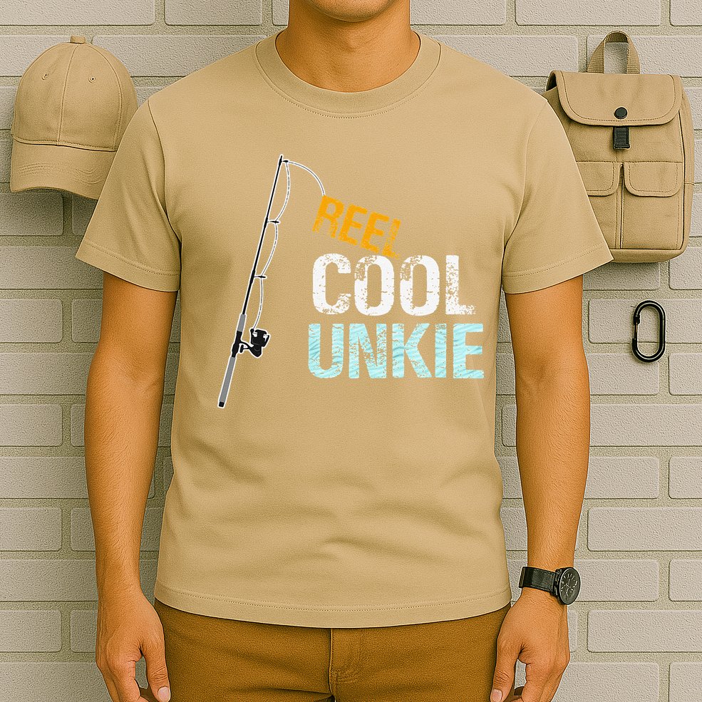 Reel Cool Unkie Uncle Gift From Niece Or Nephew T-Shirt