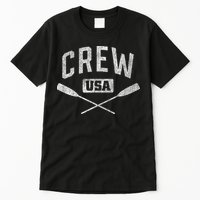 Rowing Crew Usa Coxswain Sculling Row Team Tall T-Shirt