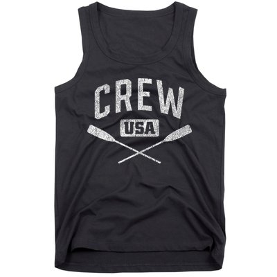 Rowing Crew Usa Coxswain Sculling Row Team Tank Top