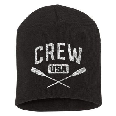 Rowing Crew Usa Coxswain Sculling Row Team Short Acrylic Beanie