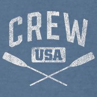 Rowing Crew Usa Coxswain Sculling Row Team Garment-Dyed Sweatshirt