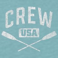 Rowing Crew Usa Coxswain Sculling Row Team Sueded Cloud Jersey T-Shirt