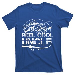 Reel Cool Uncle Fishing Daddy Fathers Day Dad Funny Gift Cool Gift T-Shirt