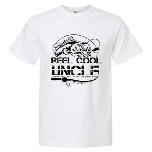 Reel Cool Uncle Fishing Daddy Fathers Day Dad Funny Gift Cool Gift Garment-Dyed Heavyweight T-Shirt