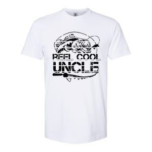 Reel Cool Uncle Fishing Daddy Fathers Day Dad Funny Gift Cool Gift Softstyle CVC T-Shirt