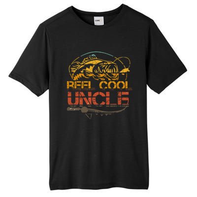 Reel Cool Uncle Fishing Daddy Fathers Day Dad Funny Gift Gift Tall Fusion ChromaSoft Performance T-Shirt