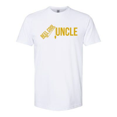 Reel Cool Uncle Funny Family Humor Fishing Pride Lover Cute Gift Softstyle CVC T-Shirt