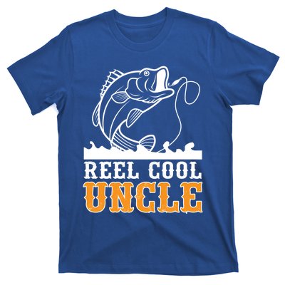 Reel Cool Uncle Fishing Fathers Day Gift T-Shirt