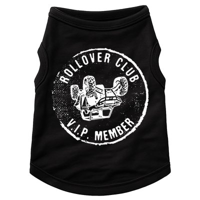 Rollover Club UTV SXS Funny Side By Side Offroad Riding Doggie Tank